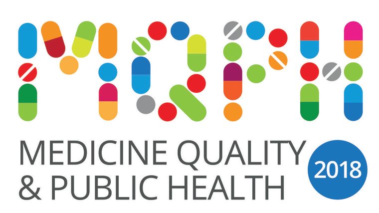 MQPH logo with the text Medicine quality & public health 2018