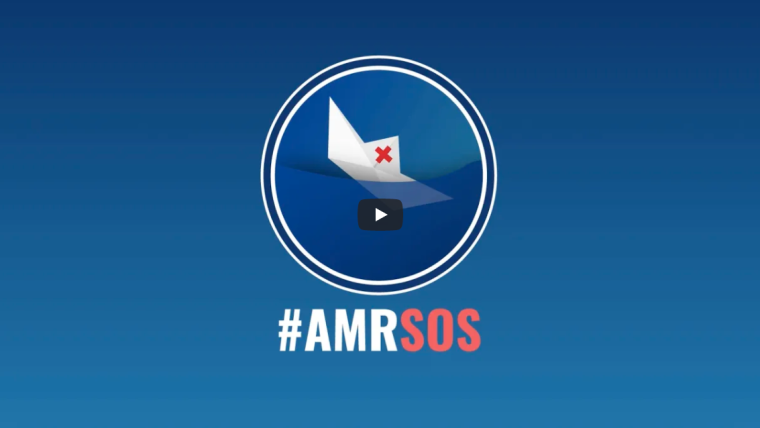 Antibiotic sinking boat, #AMRSOS