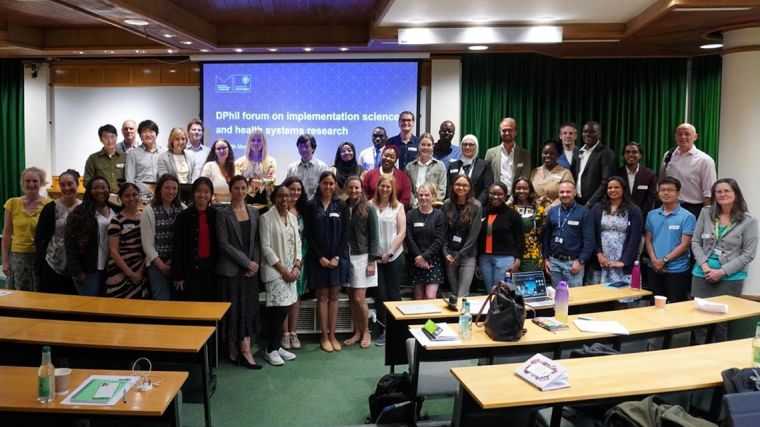 Group photo of participants to the DPhil Forum 2023