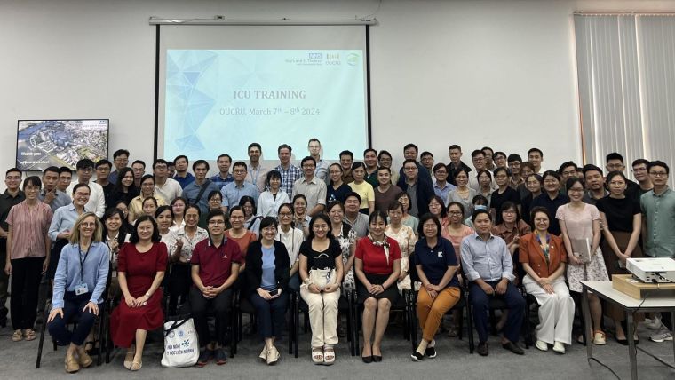 Group photo of participants to the Enhance Critical Care Training in Vietnam