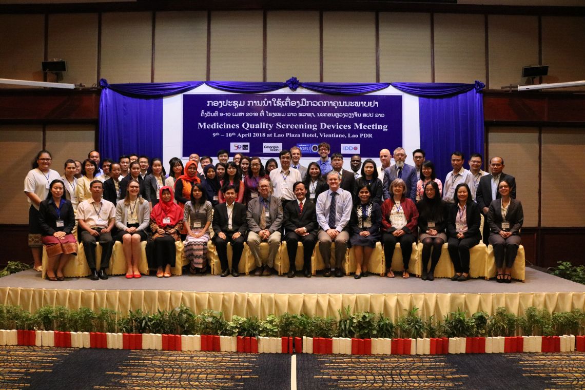 Medicines quality screening devices workshop with GMS medicines regulators in Vientiane to present the results of the work done by the medicine quality team