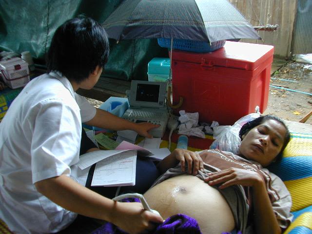 Patient at the Thai/Myanmar border