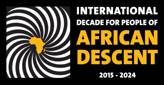 International Decade for People of African Descent 2015 - 2024 (logo in English)